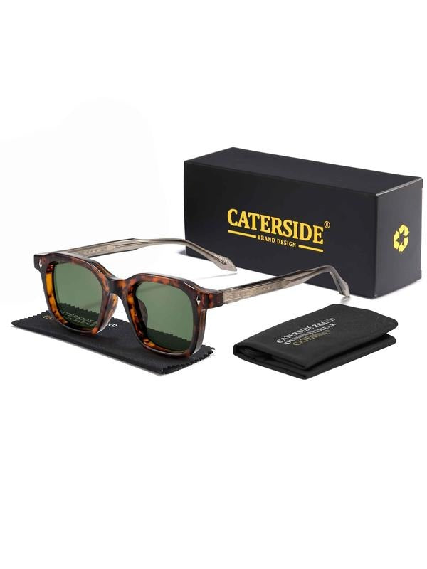 Elegant women's acetate sunglasses, stylish & durable eyewear accessory.