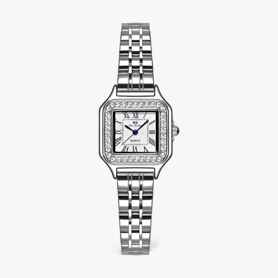 Fashionable Aurion women's quartz wristwatch, an elegant timepiece with an adjustable band, perfect accessory.