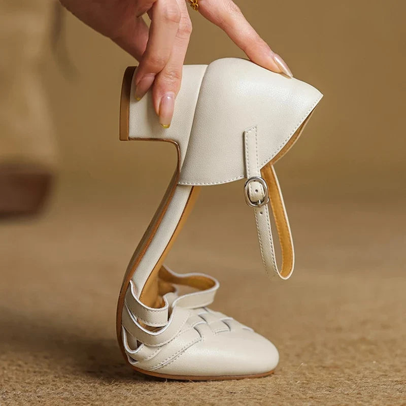 Avora Women's Elegant Block Heels, perfect for fashion-forward outfits & events.
