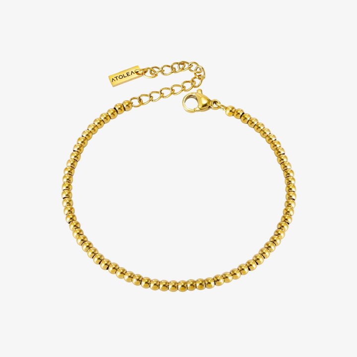 Hypoallergenic beaded bracelet for women. Water resistant & elegant, ideal for daily wear.