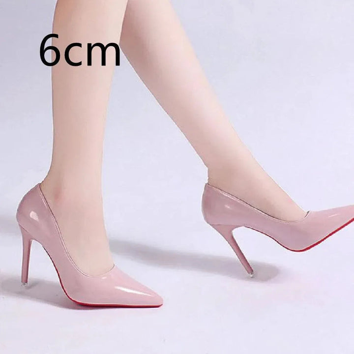 Classic pointed-toe stiletto pumps, elegant women's heels for formal, party & office fashion.