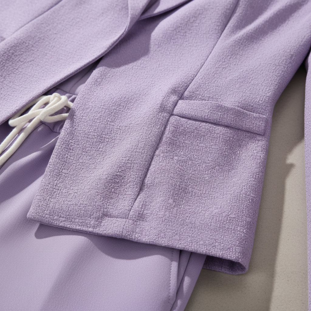 Jessica women's blazer and trouser set in a chic color, featuring comfortable stretchy fabric