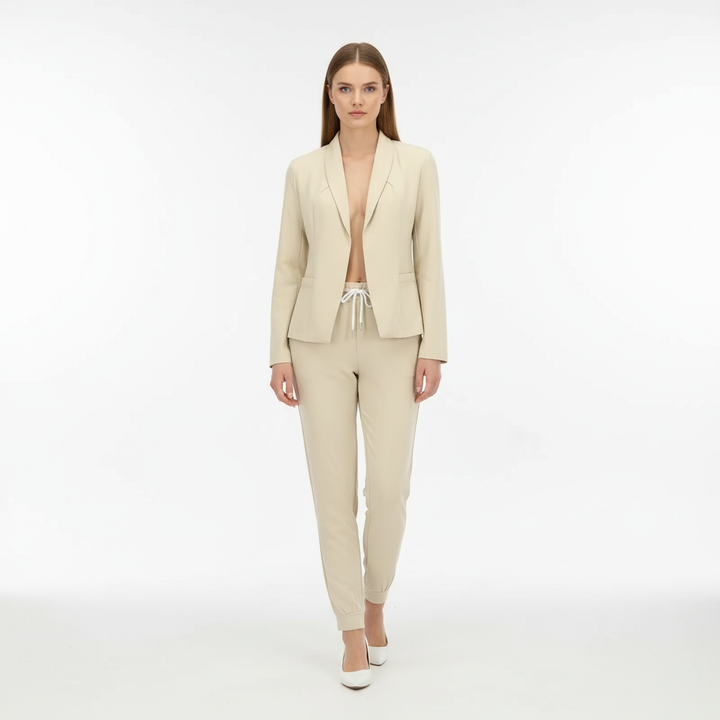 Professional women's two-piece set: a comfortable blazer and trousers by Jessica for office wear