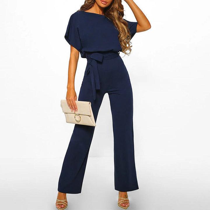 Elegant women's chic jumpsuit, perfect for party, date night, or special occasion. Flattering and versatile style.