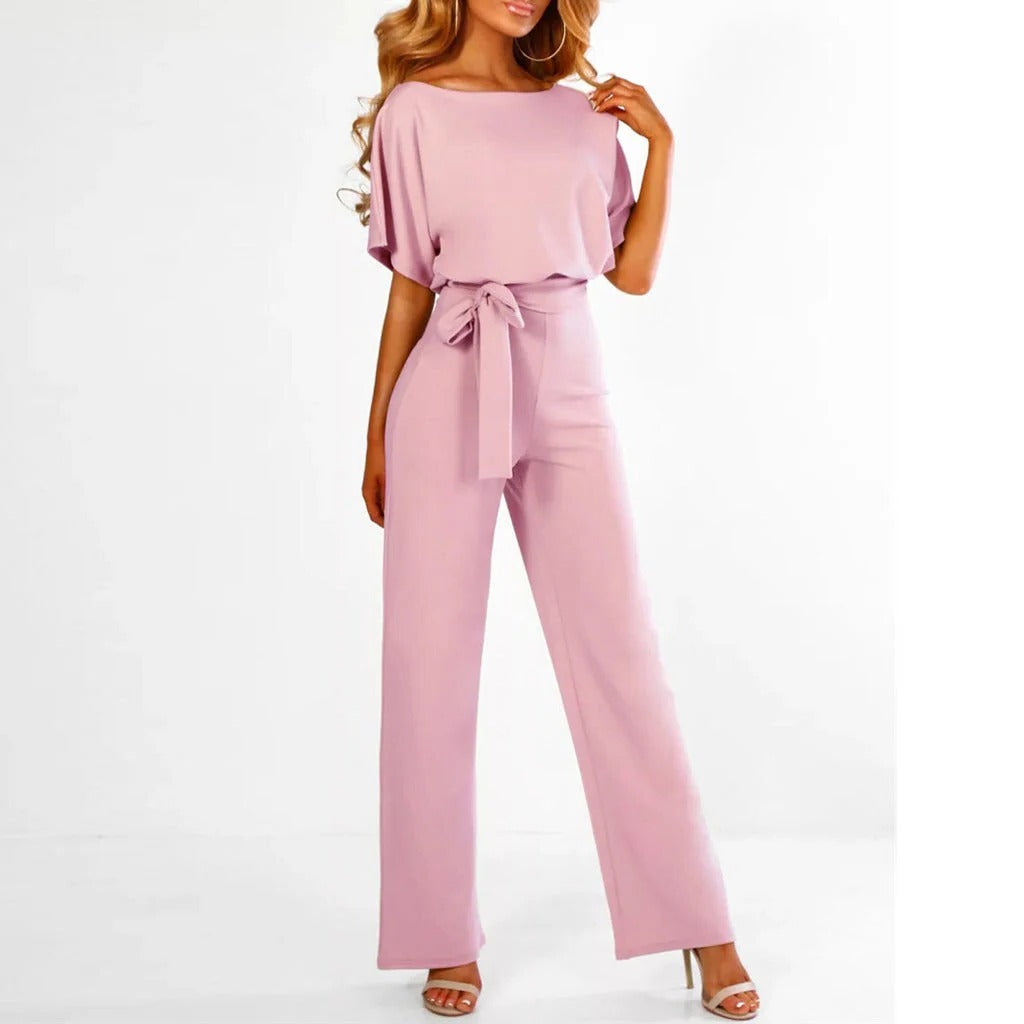 Stylish women's jumpsuit with an elegant and chic silhouette, perfect for a modern casual elegant look.