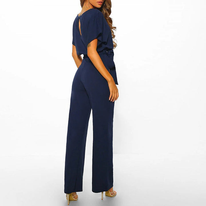 Modern women's chic jumpsuit, a comfortable and flattering one-piece for versatile spring & summer fashion.