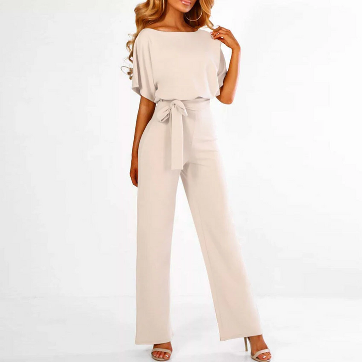 Elegant women's jumpsuit, offering a flattering and versatile style for any special occasion or fashion event.