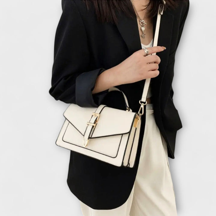 Versatile women's classic flap shoulder bag, an elegant everyday fashion accessory.