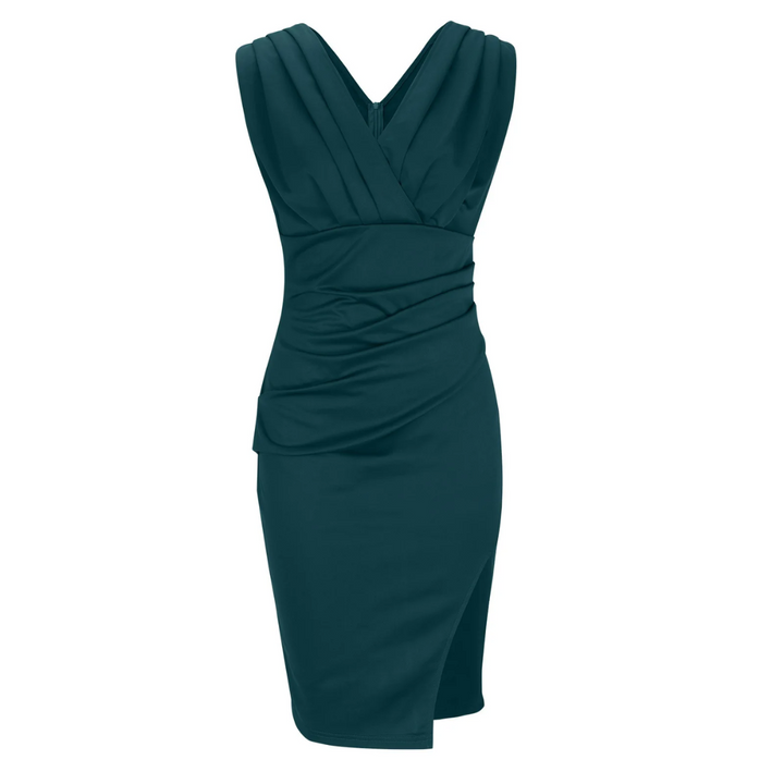 Elegant wedding guest dress, a perfect chic choice for evening events.