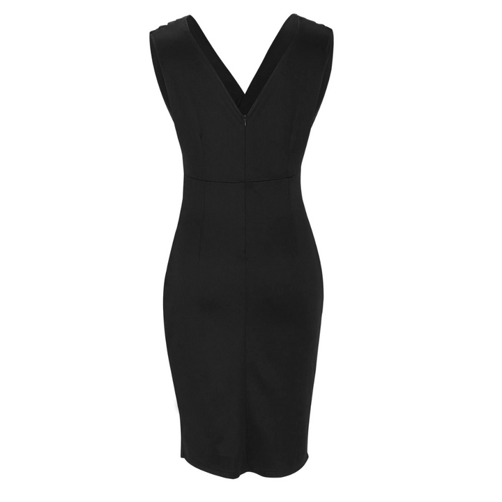 Timeless evening gown with a flattering fit for special occasions.