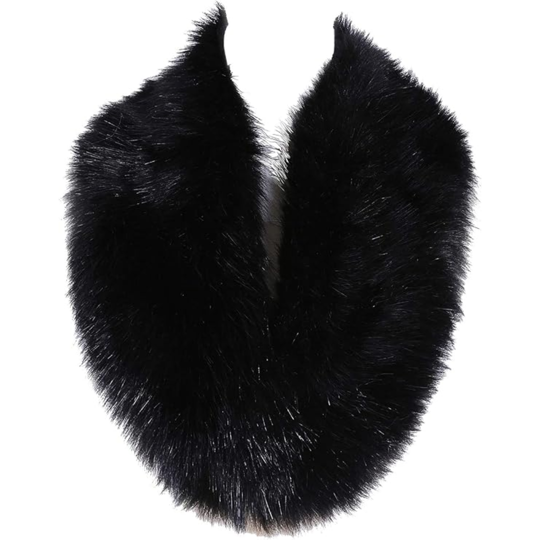 Daisy faux fur neck warmer, a premium women's scarf for stylish and warm winter accessories