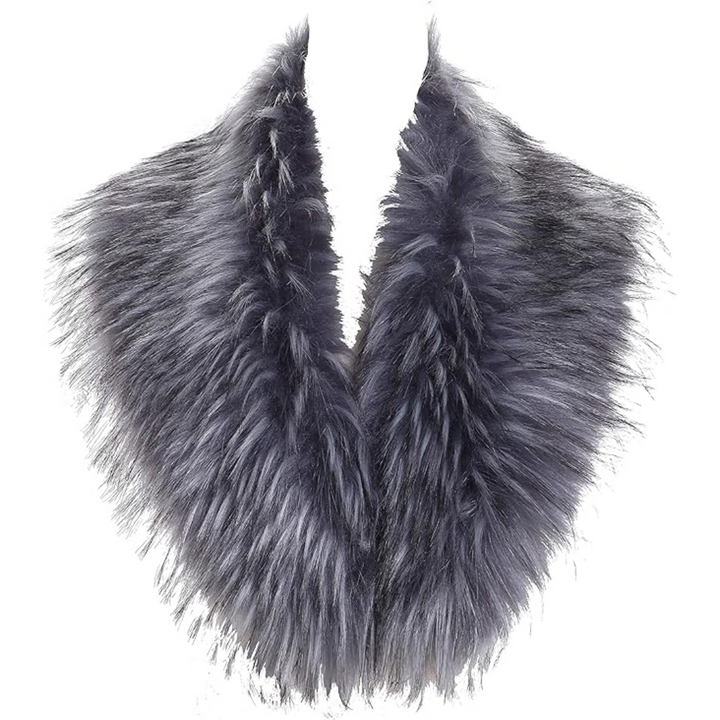Women's warm and soft faux fur scarf, Daisy neck warmer, perfect for elegant winter fashion