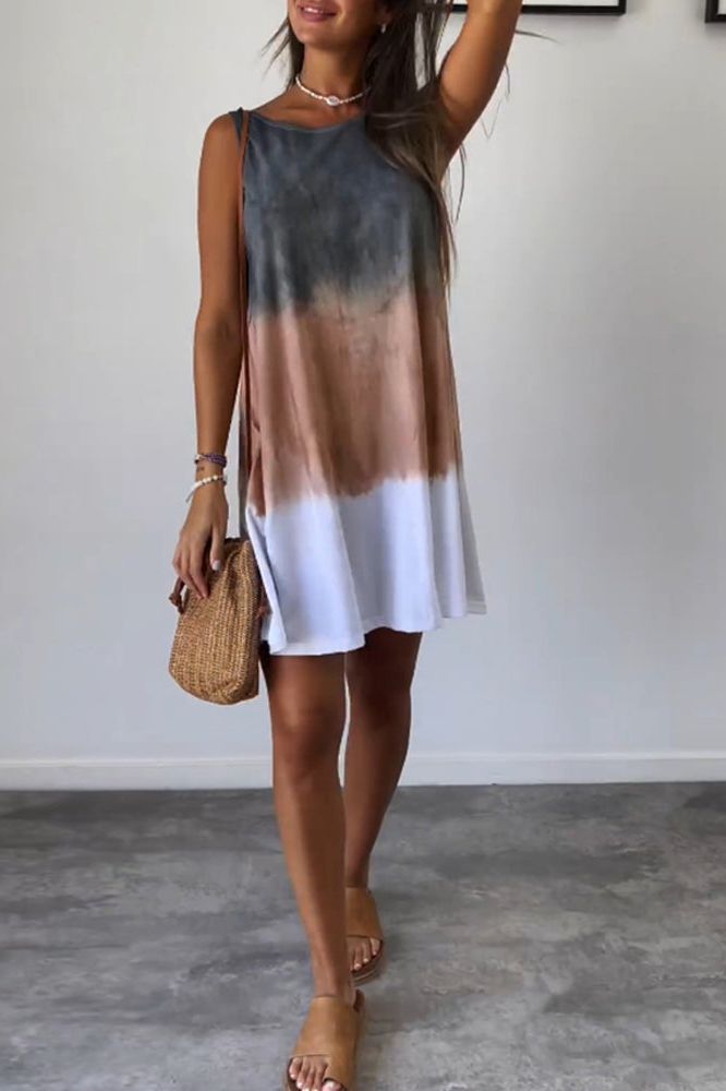 Flowing floral midi dress for women, elegant spring/summer style. Perfect printed dress for casual or event wear.