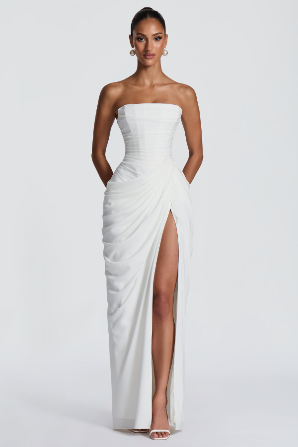 Versatile special event maxi dress for women, formal.