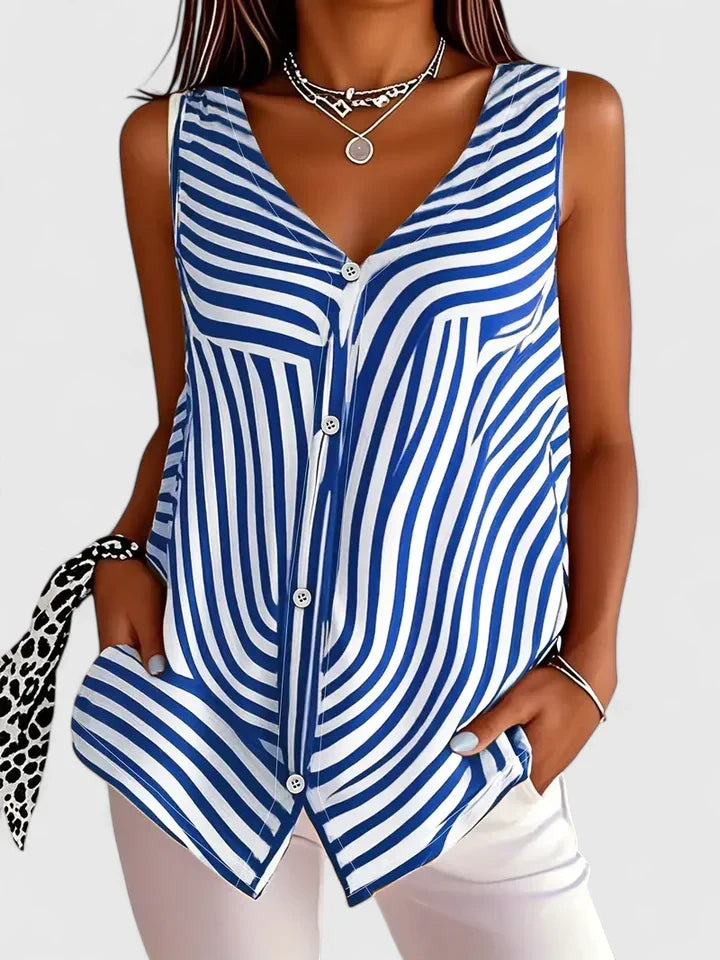 Stylish women's long sleeve flowy blouse, offering an elegant look for versatile daily, office, spring & summer fashion.
