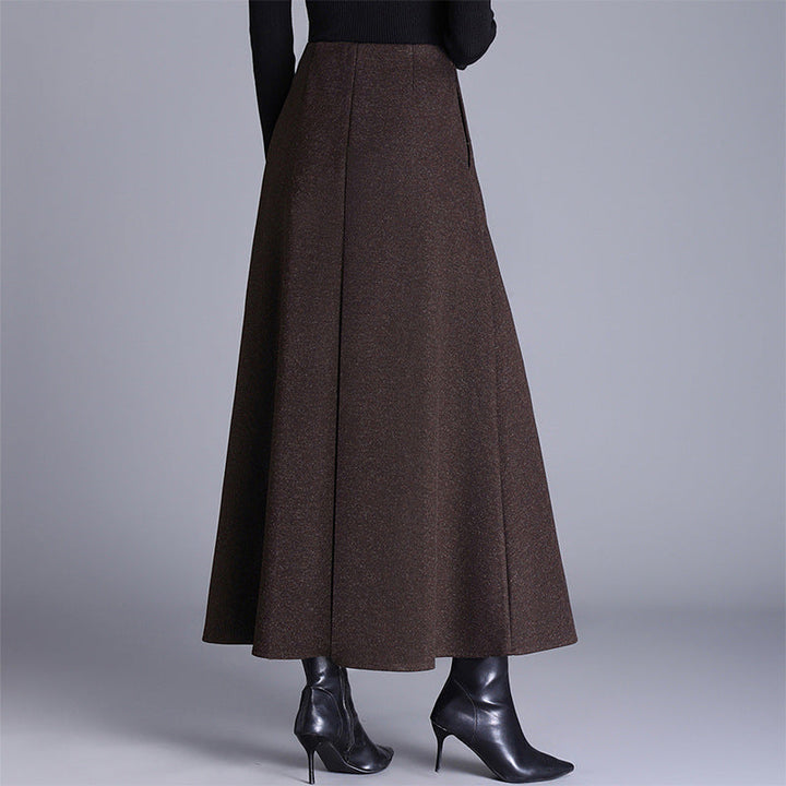 Comfortable long maxi skirt for women, offering effortless style for office or casual weekend wear.