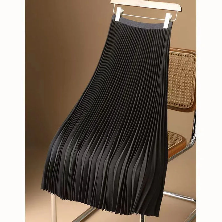 Elegant women's flowy maxi skirt, perfect for evening wear or versatile summer style.