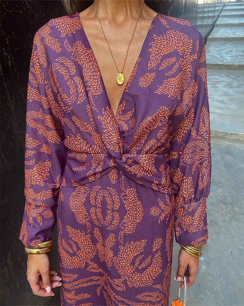 Elegant women's flowy maxi summer dress, perfect for formal occasions & wedding guests.