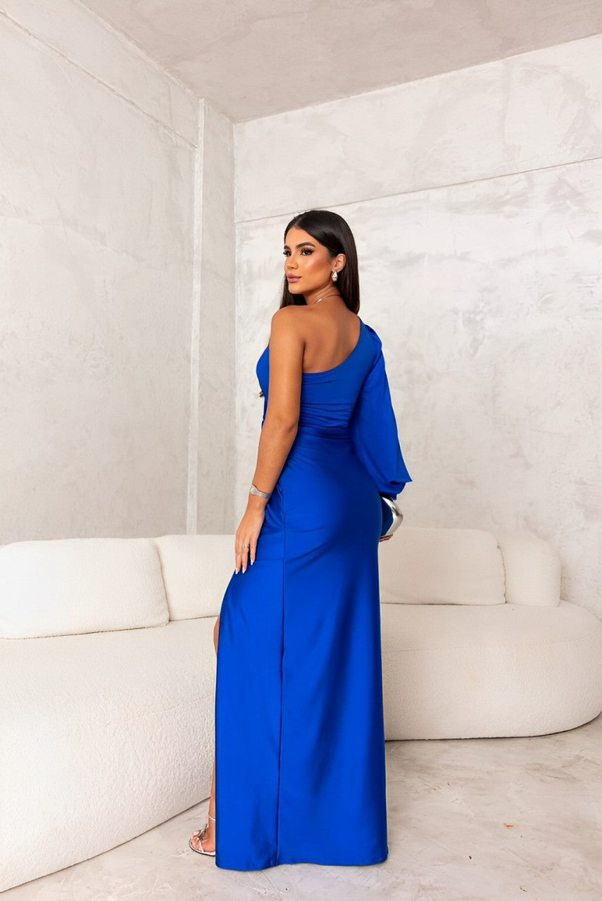 Timeless elegant women's formal dress, a sophisticated piece of evening wear for guests.