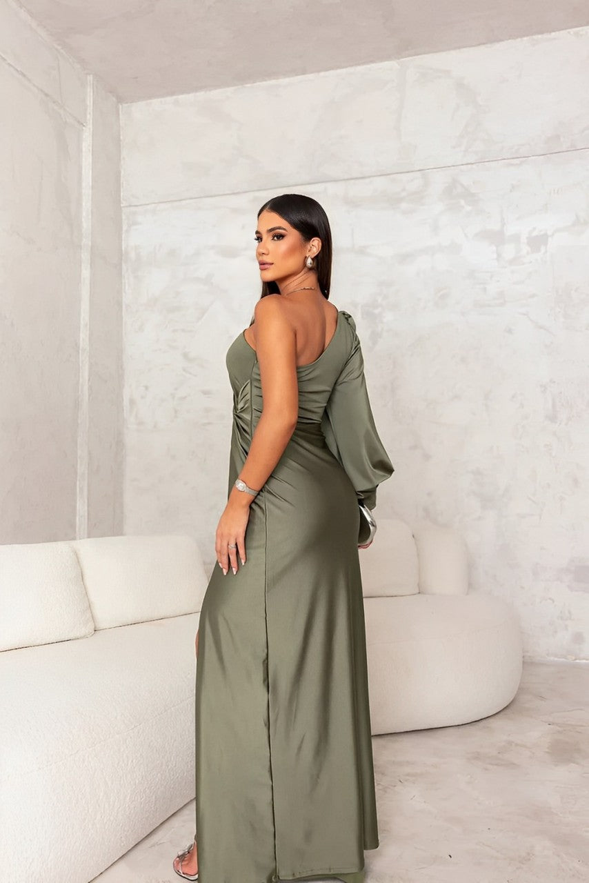 Beautiful long formal dress for women, designed for elegant special occasions & reception events.