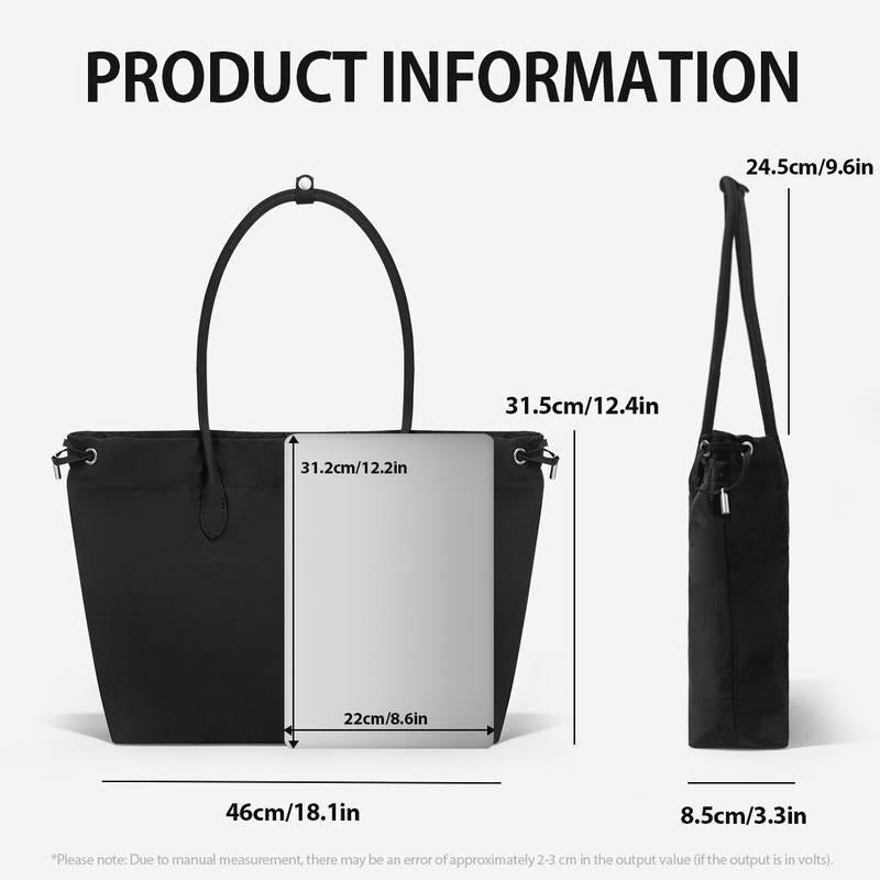 Fashionable women's leather tote bag. Practical, spacious, and perfect as an everyday shoulder purse.