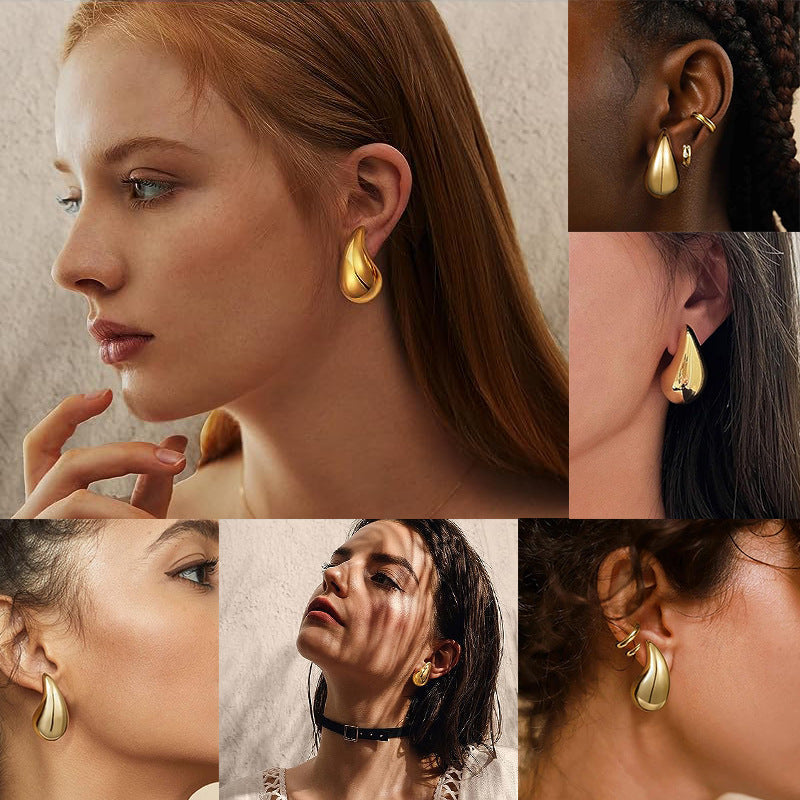 Women's GlimmerDrop dangle earrings, featuring a brilliant droplet shape for an elegant look.
