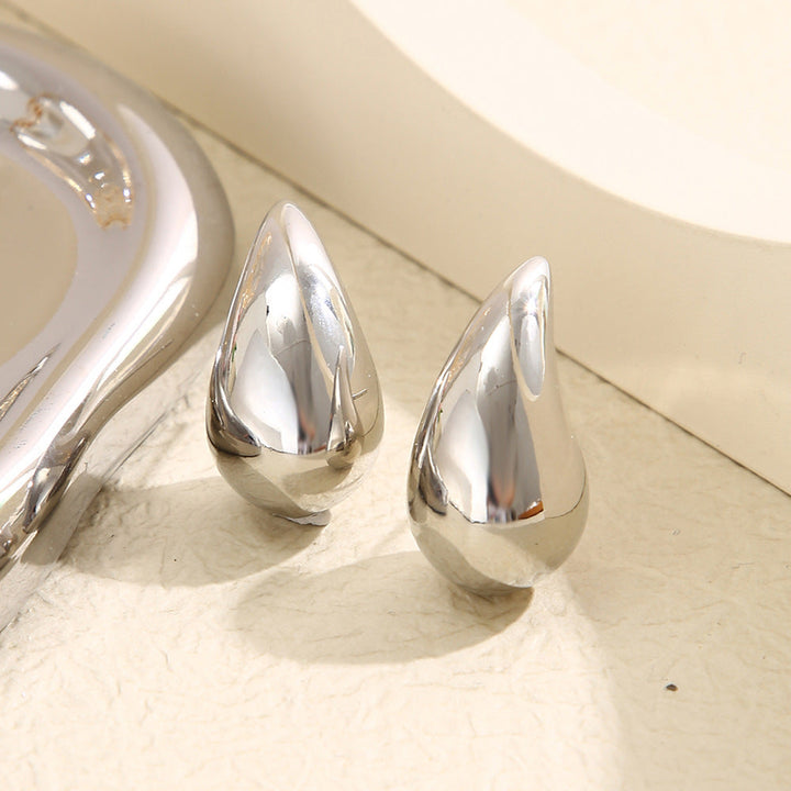 Brilliant women's dangle earrings, GlimmerDrop style. Sparkling droplet jewelry, perfect elegant accessory.