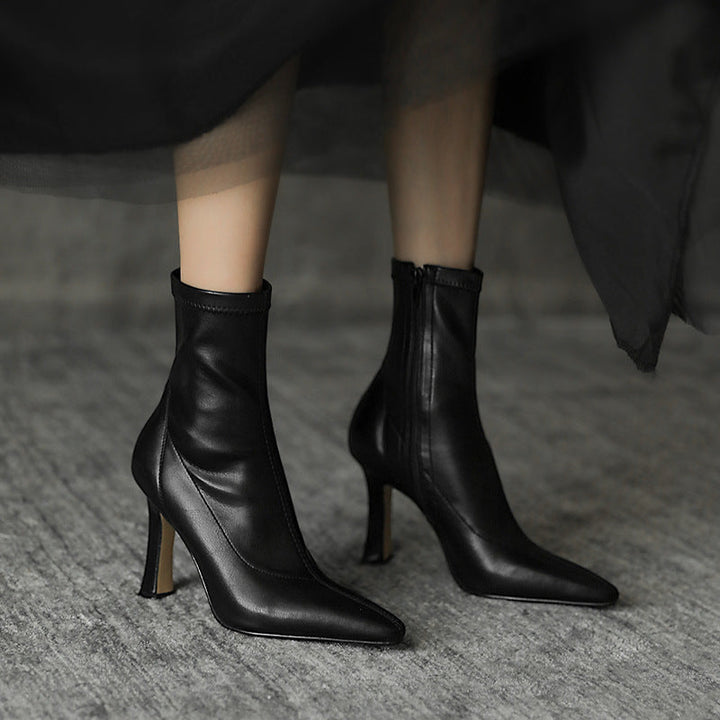 White women's high heels, elegant party & evening shoes for a sophisticated formal look.