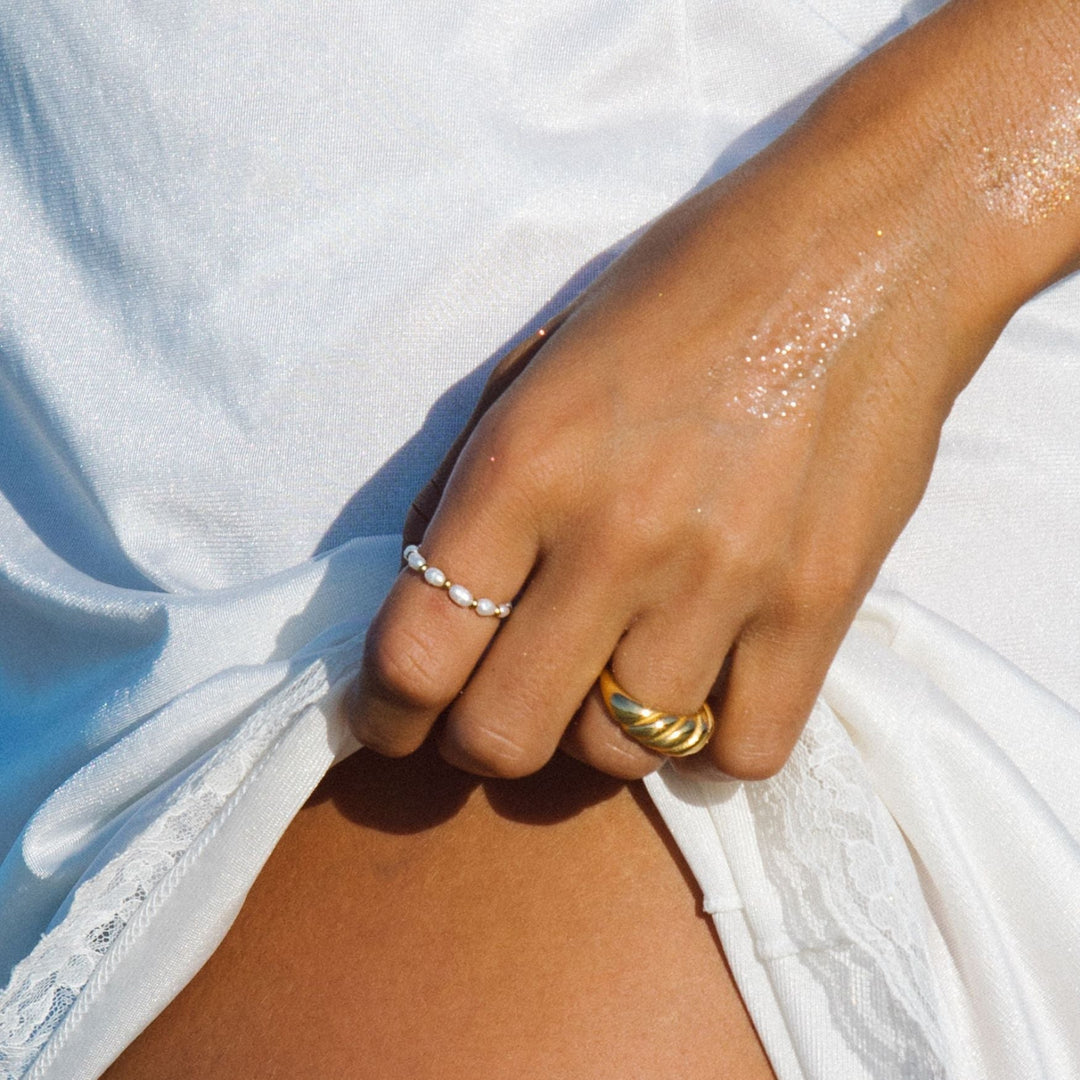 Stylish Isle women's ring, an elegant fashion accessory with a timeless minimalist design for everyday jewelry.