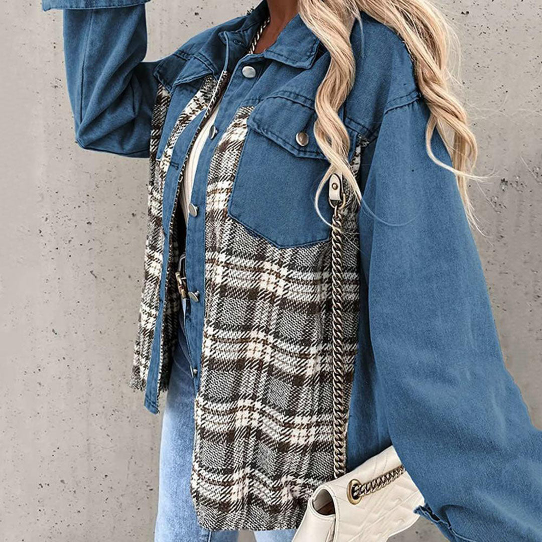 Elegant women's outerwear, a versatile ladies coat with button closure, perfect for daily wear.