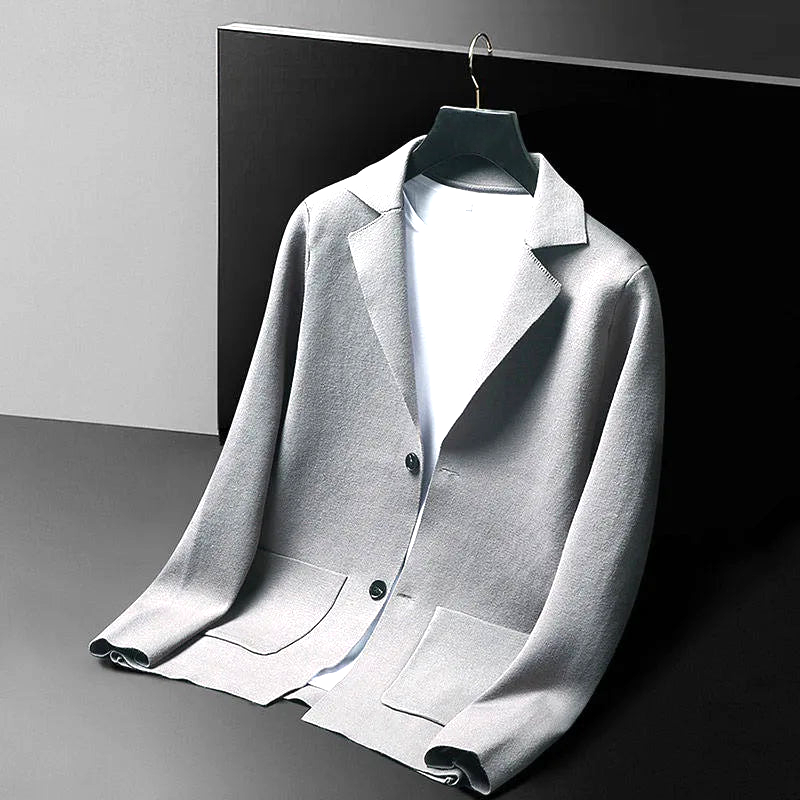 Classic style women's knit cardigan sweater, an elegant and versatile layering piece for all seasons.