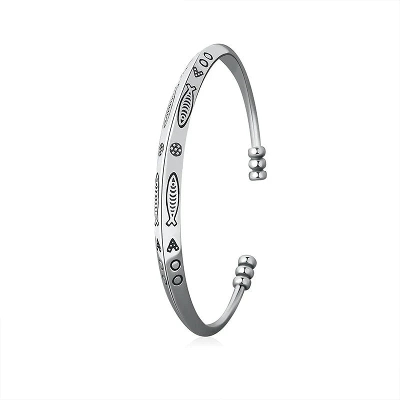 Beautiful women's adjustable koi fish bracelet, an elegant piece of symbolic fortune & prosperity jewelry.