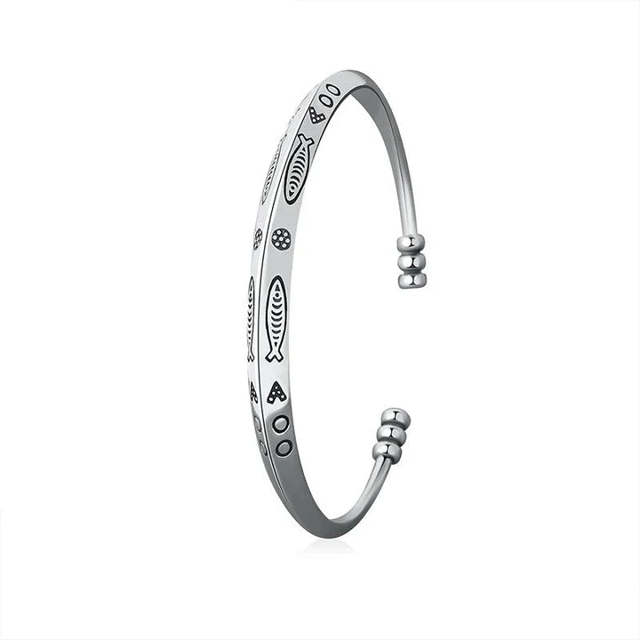 Beautiful women's adjustable koi fish bracelet, an elegant piece of symbolic fortune & prosperity jewelry.