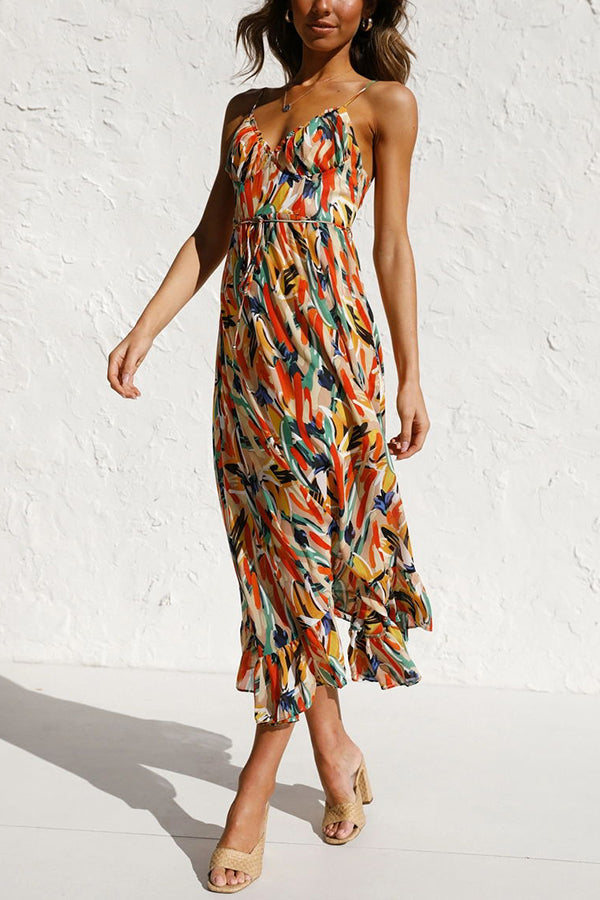 Women's apparel: Mira lightweight maxi dress, elegant and airy, with a flattering waist cut