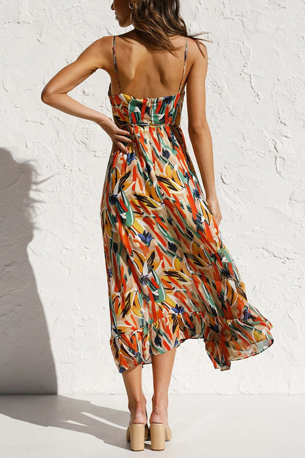 Mira lightweight maxi dress, a perfect vacation essential for women, elegant with a waist cut