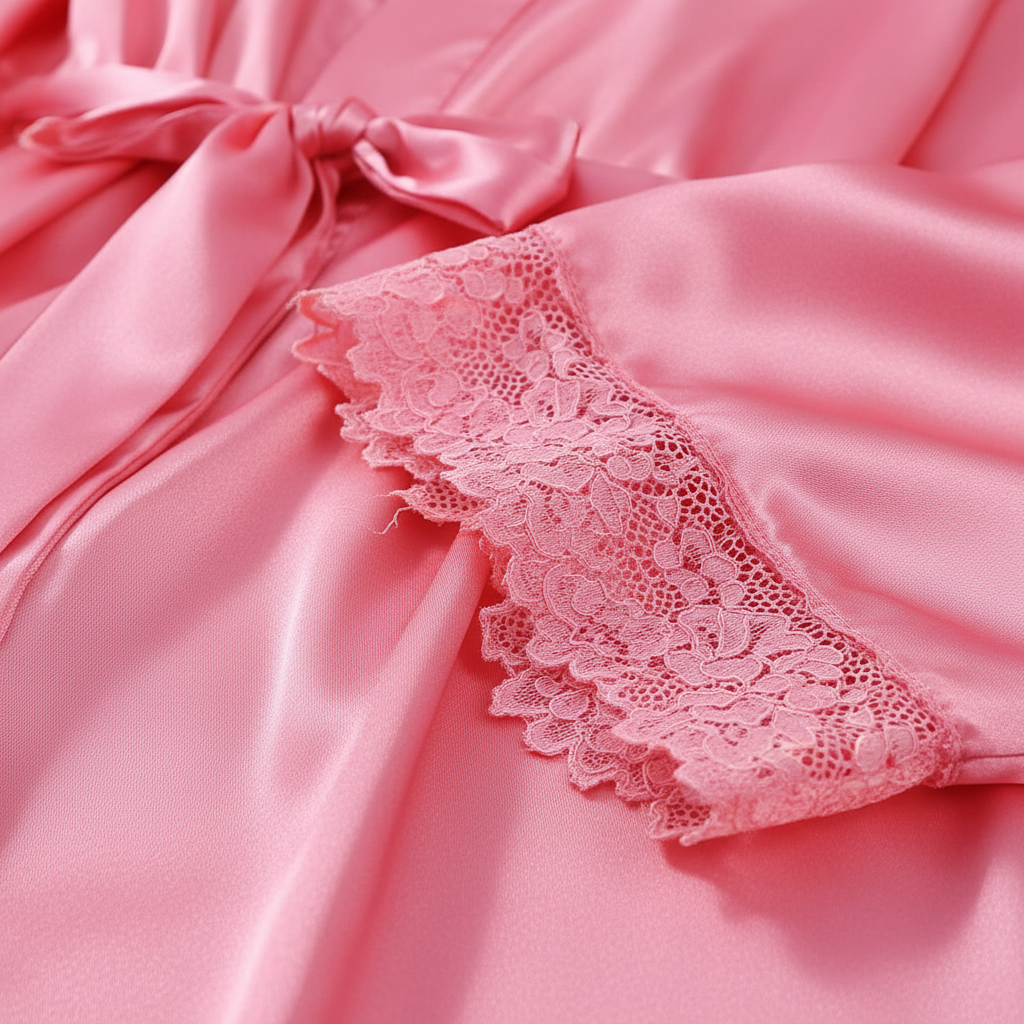 Soft long sleepwear robe for women, an elegant and comfortable all-season lounging essential.