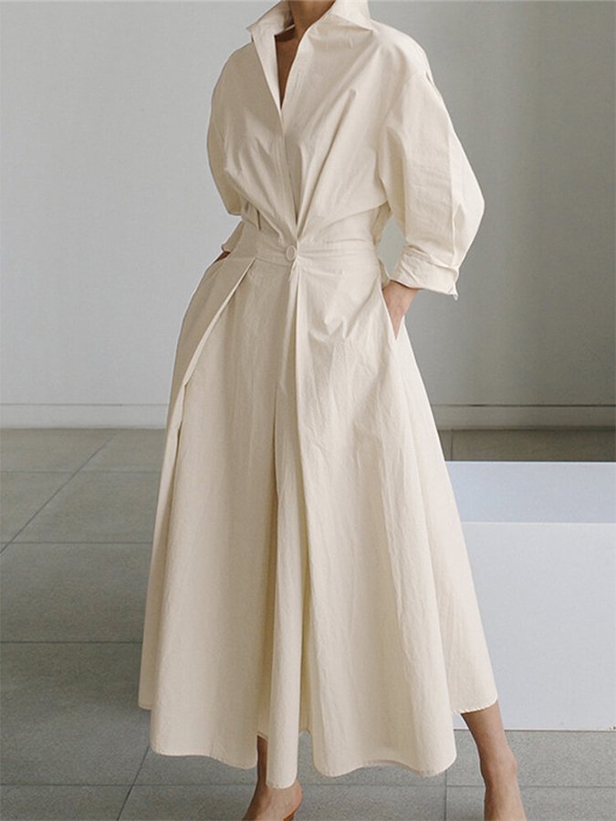 Elegant women's long maxi dress, flowing fabric, perfect for evening wear or chic casual.