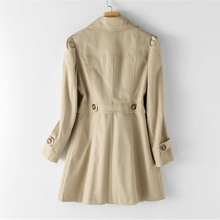 Chic women's fall & winter coat. Elegant longline design, versatile outerwear for sophisticated style & office attire.