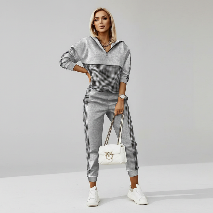 Stylish women's comfort outfit, the Rachel loungewear set is perfect for a relaxed, fashionable look.