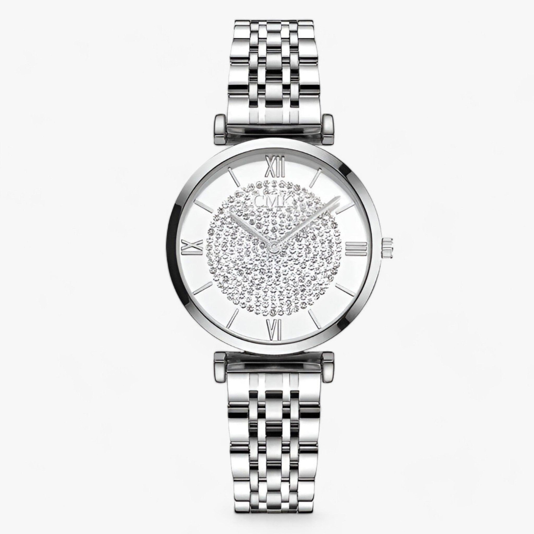 Elegant women's luxury quartz wrist watch. Minimalist design, perfect fashion accessory or gift for her.