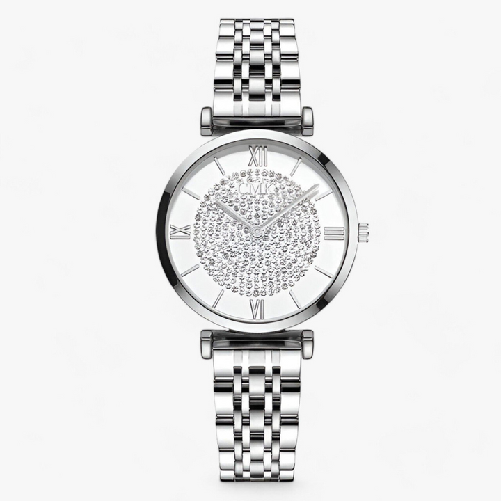 Elegant women's luxury quartz wrist watch. Minimalist design, perfect fashion accessory or gift for her.