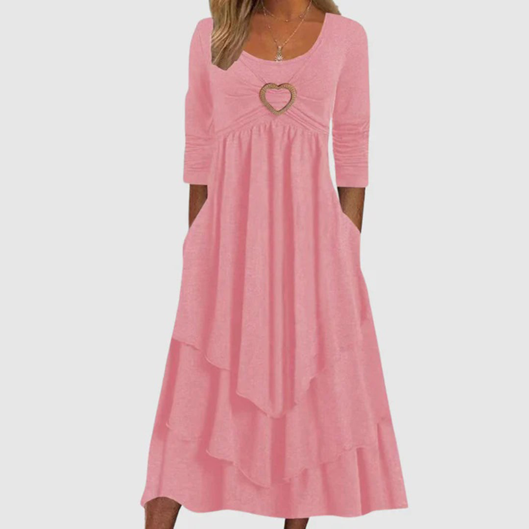 Fashionable Women's Maxi Dress offering effortless style, comfort & versatility. A perfect long dress.