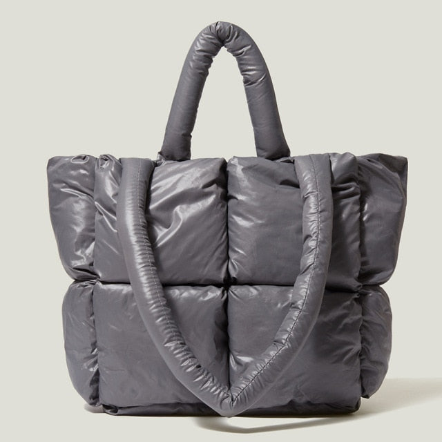 Elegant women's everyday nylon shoulder bag. A versatile & chic fashion accessory in many colors.
