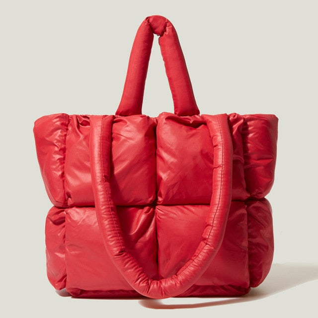 Lightweight women's nylon shoulder bag, chic, versatile & stylish. Perfect for daily fashion needs.