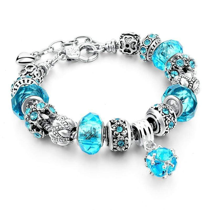 Elegant women's Ocean Charm Bracelet by Merelina, a marine-inspired jewelry accessory