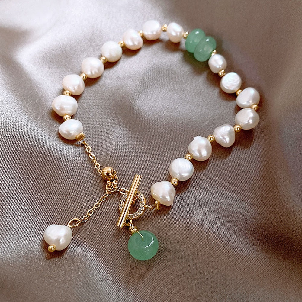 Women's adjustable ocean pearl adventure bracelet, perfect for everyday wear or a special occasion. Stylish jewelry.