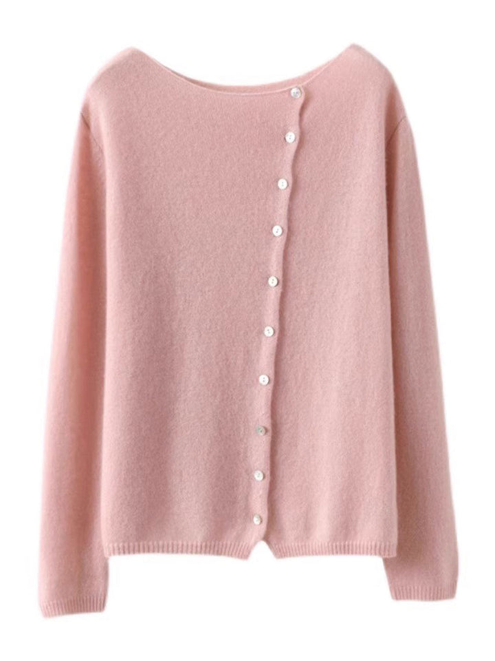 Classic women's elegant open-front knit cardigan. Cozy long-sleeve sweater, ideal for versatile styling.