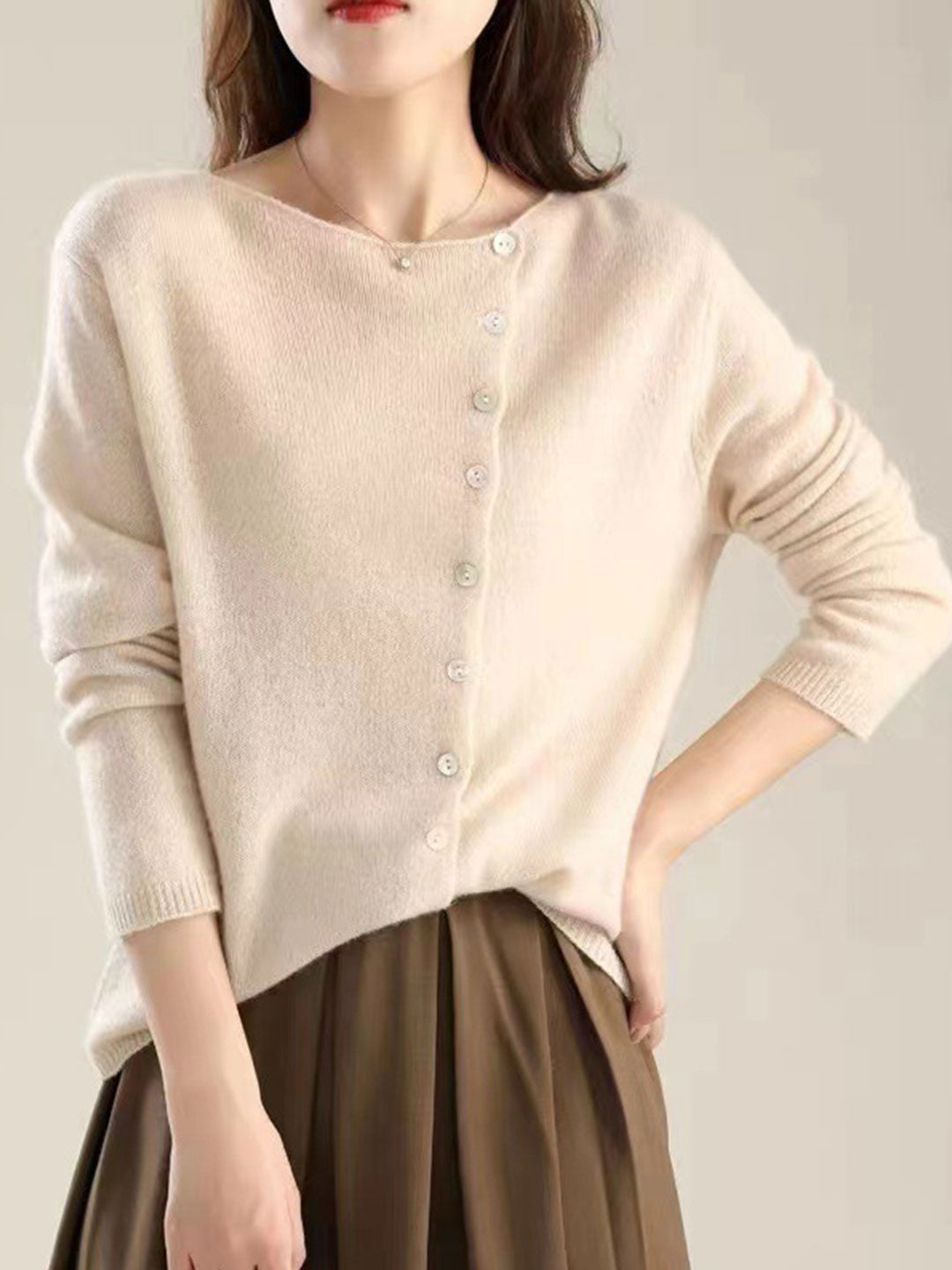 Versatile women's open-front cardigan. Elegant layering knit for cozy all-season chic style.
