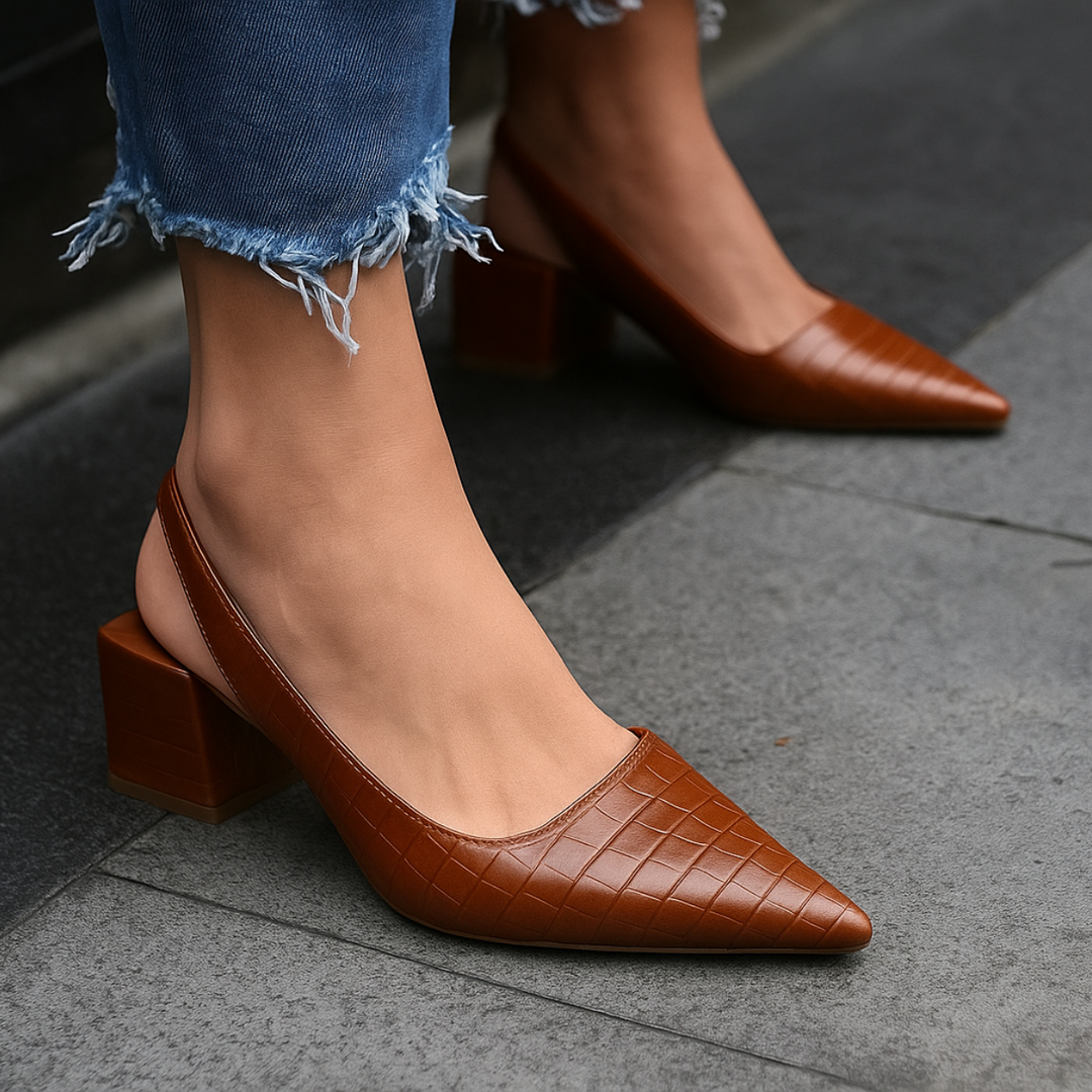 Stylish women's comfort heels. Versatile orthopedic pumps suitable for both casual and formal occasions.