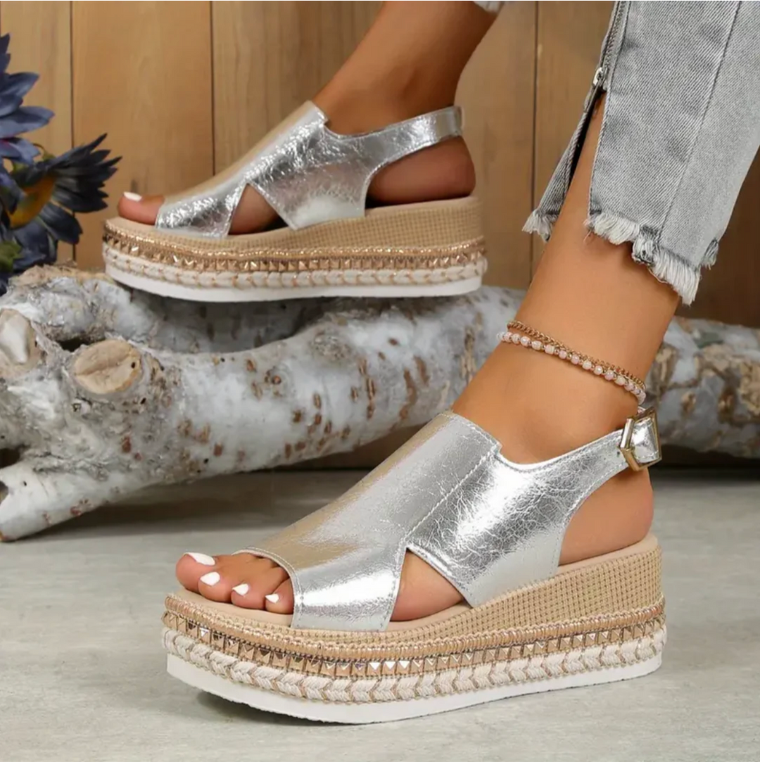Elegant low heel orthopedic dress sandals for women, designed for support and ultimate foot comfort.